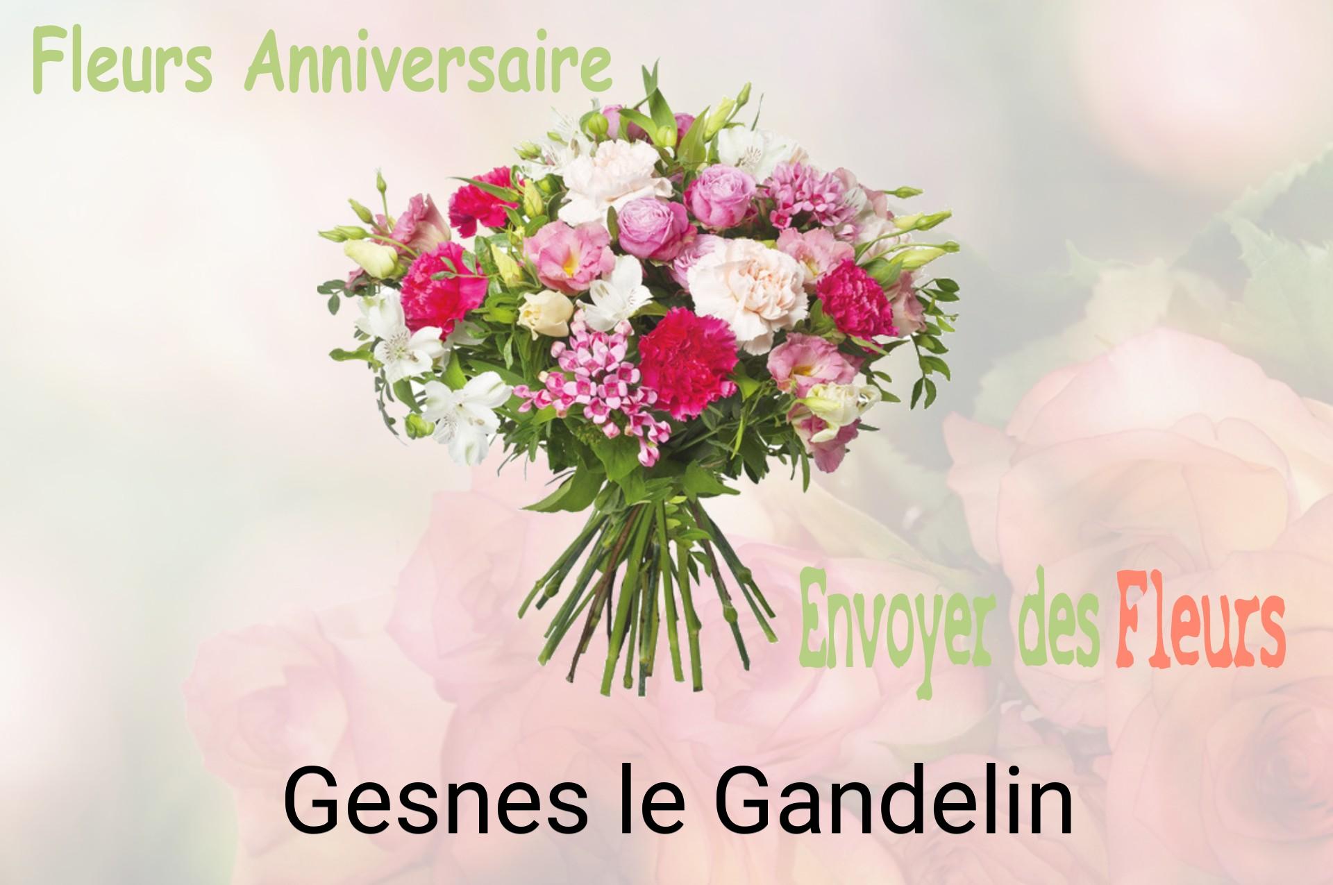 Bouquet de fleurs d’anniversaire livré à Gesnes-le-Gandelin