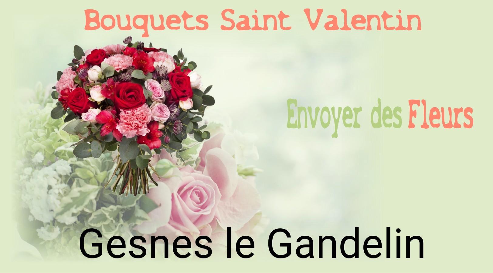 Roses de Saint-Valentin livrées à Gesnes-le-Gandelin